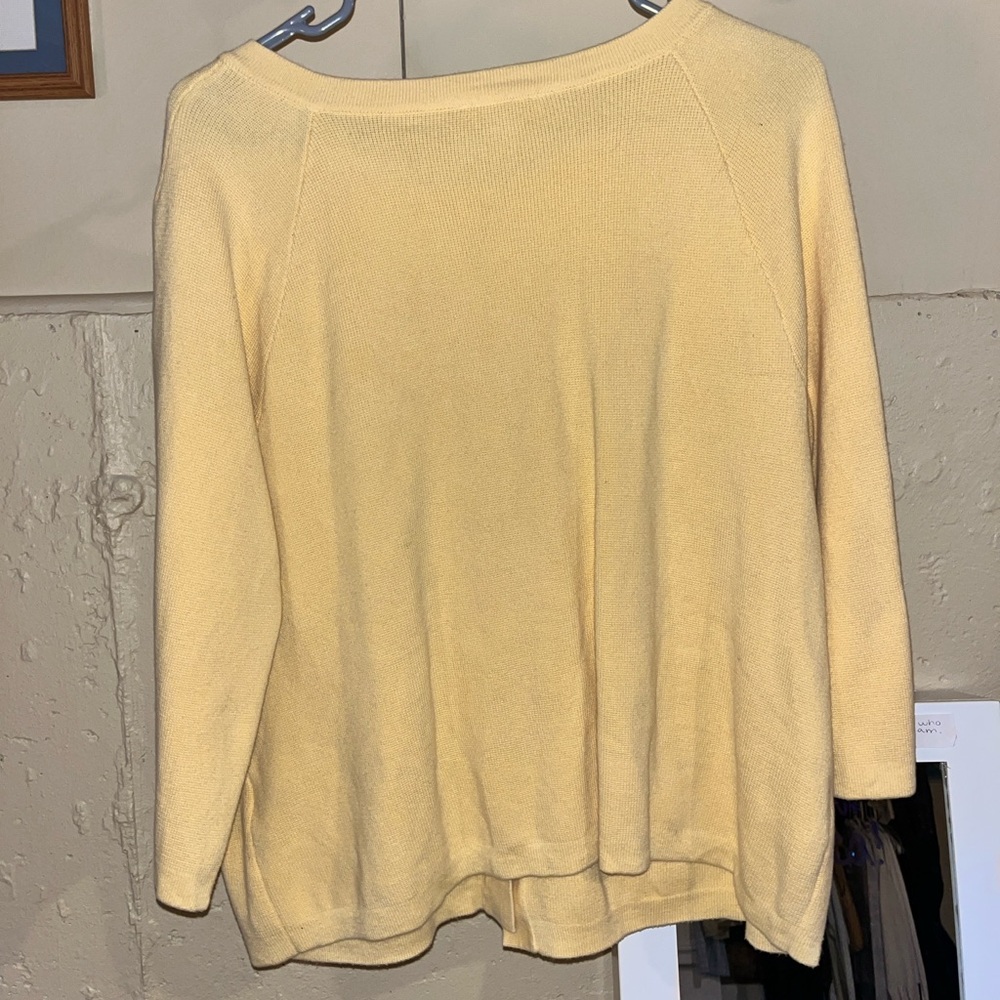 Yellow Button-Up Cardigan - Picture 2 of 2